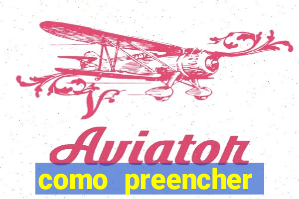 como preencher recibo de pagamento